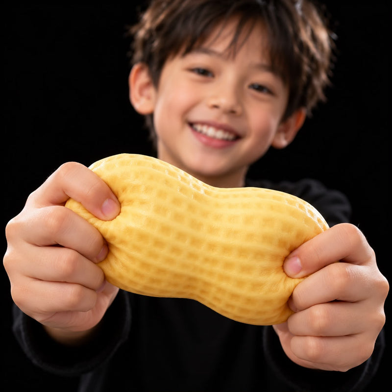Arahida crunchy — fotografie cu produsul în mână