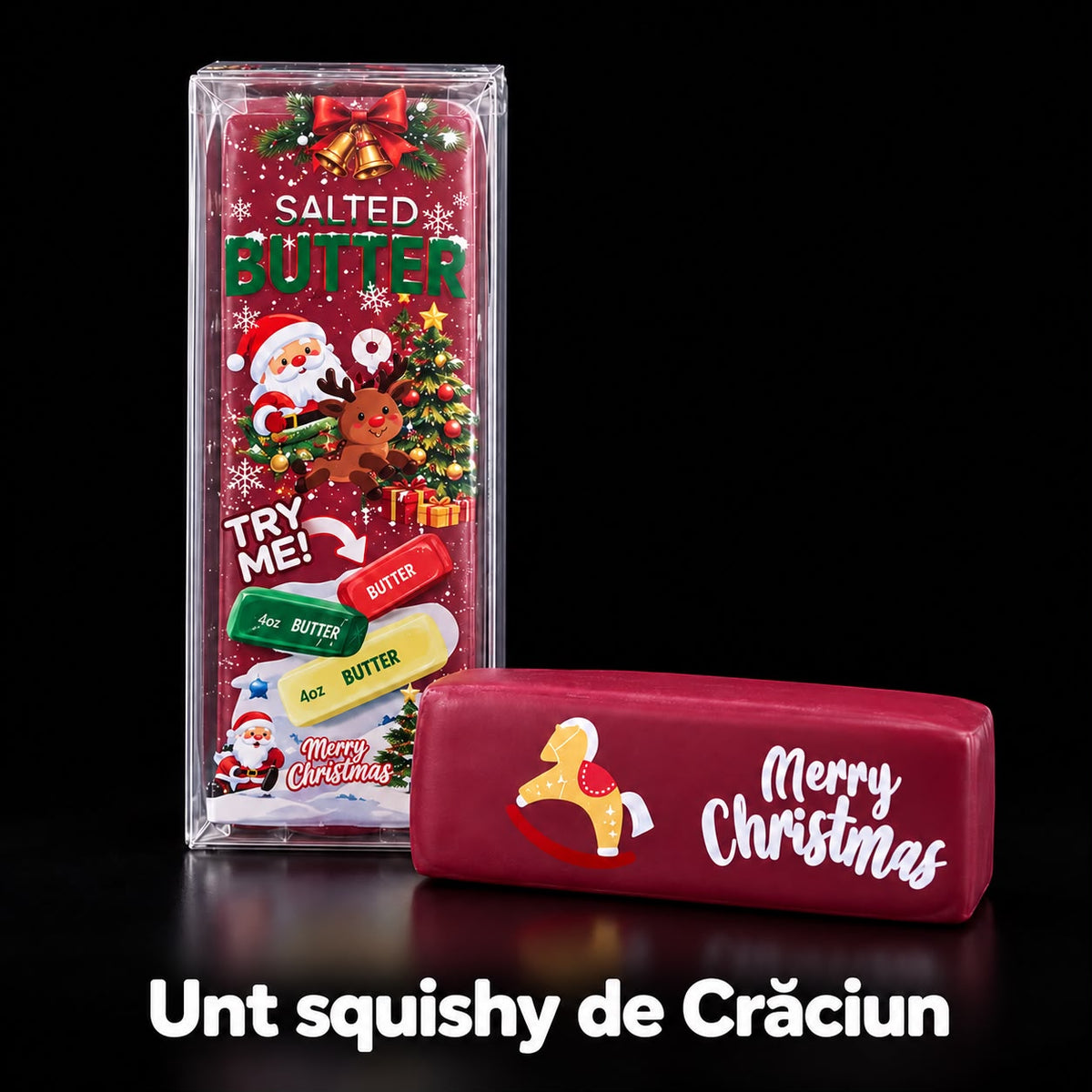 Butter — Ediție limitată de Crăciun crunchy — produs și ambalaj