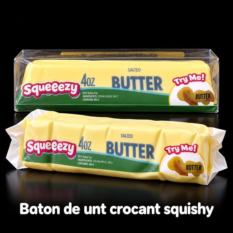 Butter crunchy — produs și ambalaj