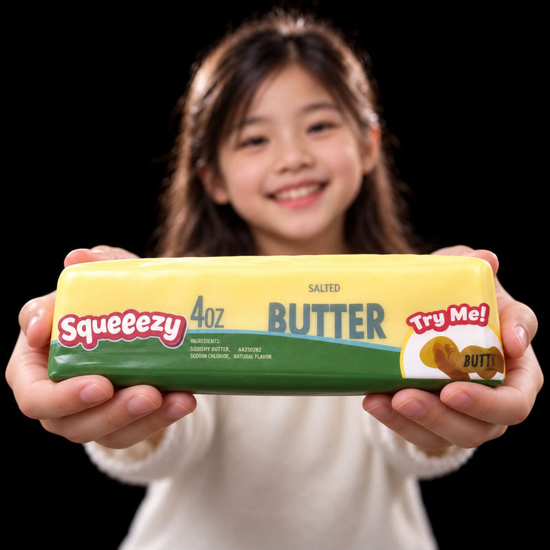 Butter crunchy — fotografie cu produsul în mână